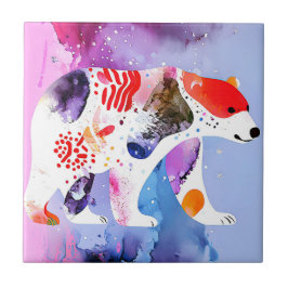 Celestial Bear med en sjömil Kakelplatta