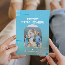 Celestial BEST MAMMA EVER Mors dag Photo Helgkort