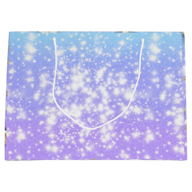 Celestial Birthday Gift Bag | Starry Nght Design (Framsidan)