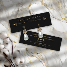 Celestial Black Guld Jewelry Earring Visning