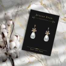 Celestial Black Guld Jewelry Earring Visning