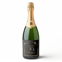 Celestial Black Guld Sol Måne Stars 30års födelsed