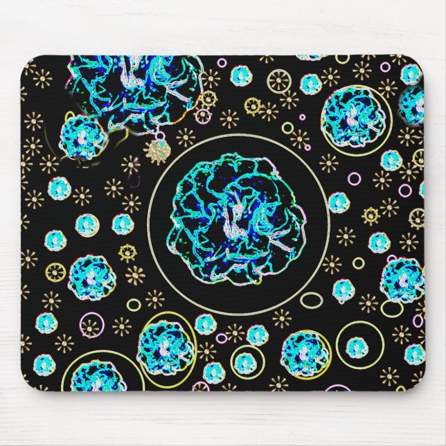Celestial Blue Mouse Pad Musmatta (Framsidan)