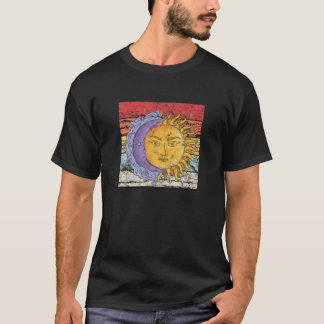 Celestial Bodies Galaxy Sol Måne Astronomy - Tropi T Shirt
