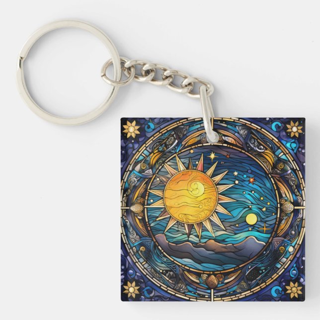 Celestial Bodies Keychain (Framsidan)