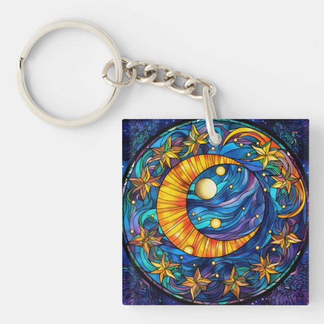 Celestial Bodies Keychain (Framsidan)