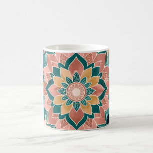 Celestial Boho Lotus Dröm Kop   Rosa Kaffemugg