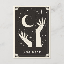 Celestial Boho Tarot måne Bröllop OSA Card Tilläggskort