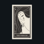Celestial Boho Tarot piercing affärskort Visitkort<br><div class="desc">Det här berömda affärskortet illustrerar ett öra med många piercingar omgivna av stjärnor i bakgrunden. Bilden ritas i stil på ett färdkort i en svart och gräddvit-palett i färg. Detta skulle vara perfekt för alla som har ett litet piercing eller arbetar i en salong som piercer.</div>