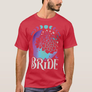 Celestial Bride Möhippa Kvinnor Bröllop H T Shirt