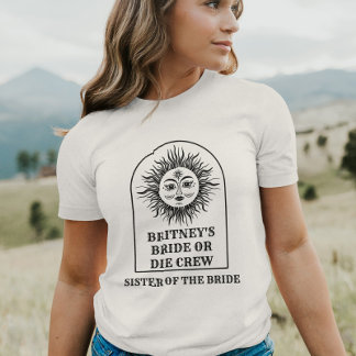 Celestial Bröllopsfest Brud eller dö-stammen T Shirt