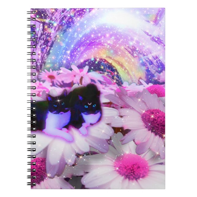 Celestial Brothers - Cat Notebook  Anteckningsbok (Framsidan)