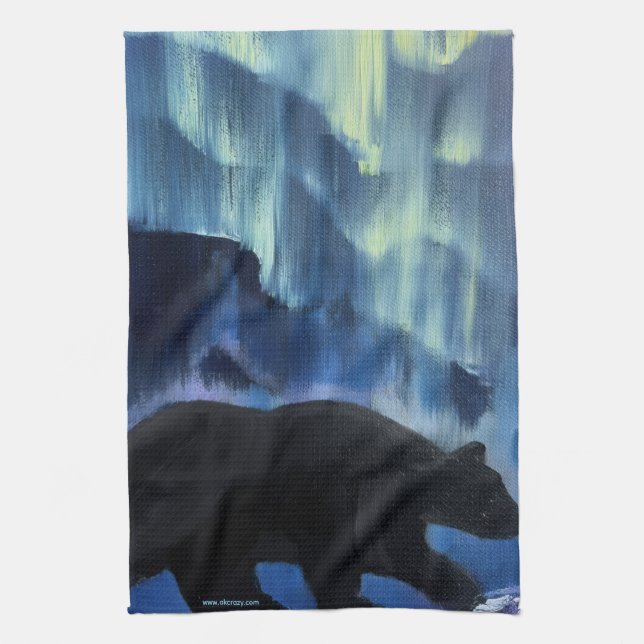 Celestial Bruin kökshanddukar Alaskan (Vertikal)