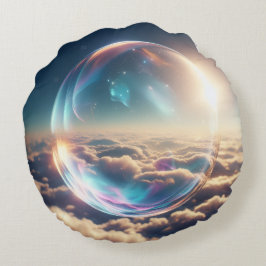 Celestial Bubble in the Sky Rund Kudde