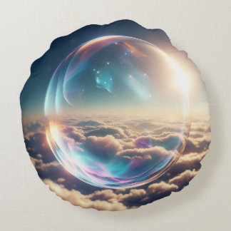 Celestial Bubble in the Sky Rund Kudde