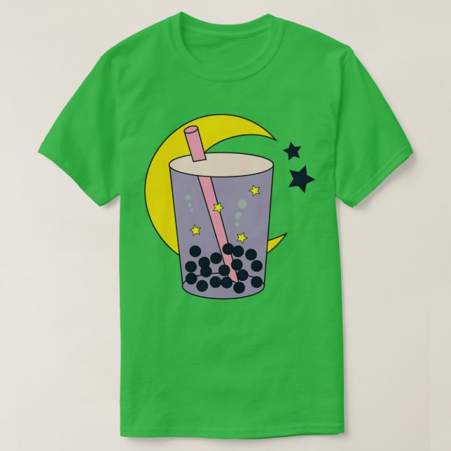 Celestial Bubble Tea T Shirt (Design framsida)