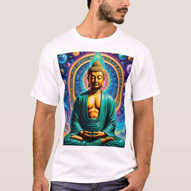 Celestial Buddha Meditation Energy Tee (Framsida)