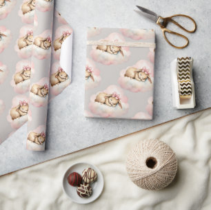 Celestial Bunny Rabbit Birthday Presentpapper