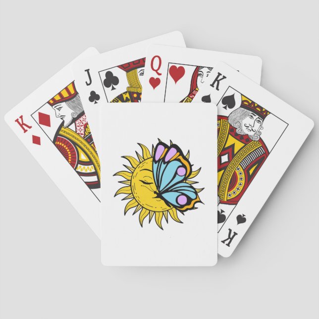 Celestial Butterfly Sol Casinokort (Baksidan)