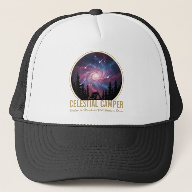 Celestial Camper Galaxy Night Scene Keps (Framsida)