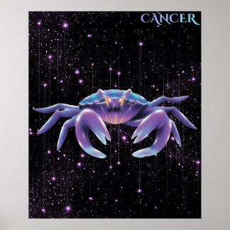 Celestial Cancer – Astrologi Konst Poster