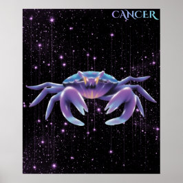 Celestial Cancer – Astrology Art Poster
