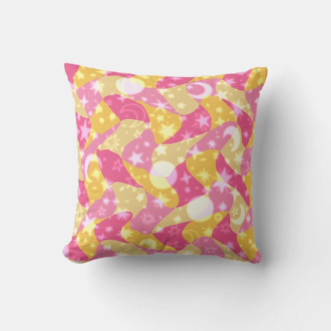 Celestial Candy Swirl Kudde (Framsida)
