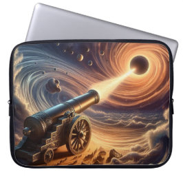 Celestial Cannon: Blast of Cosmic Energy Laptop Fodral