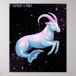 Celestial Capricorn – Astrology Art Poster