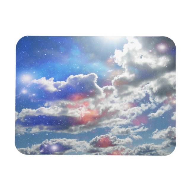 Celestial Clouds Premium Magnet (Horisontell)