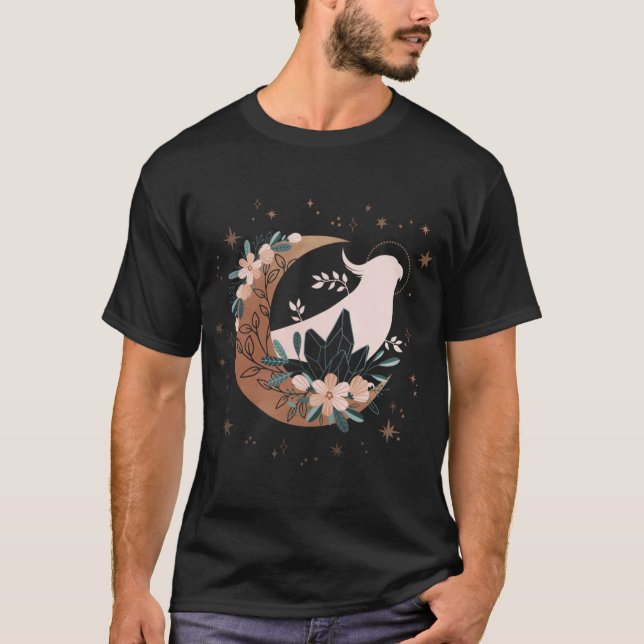 Celestial Cockatiel vintage T Shirt (Framsida)