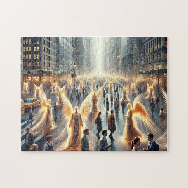 Celestial Commuters Angels Among Us Pussel (Horisontell)