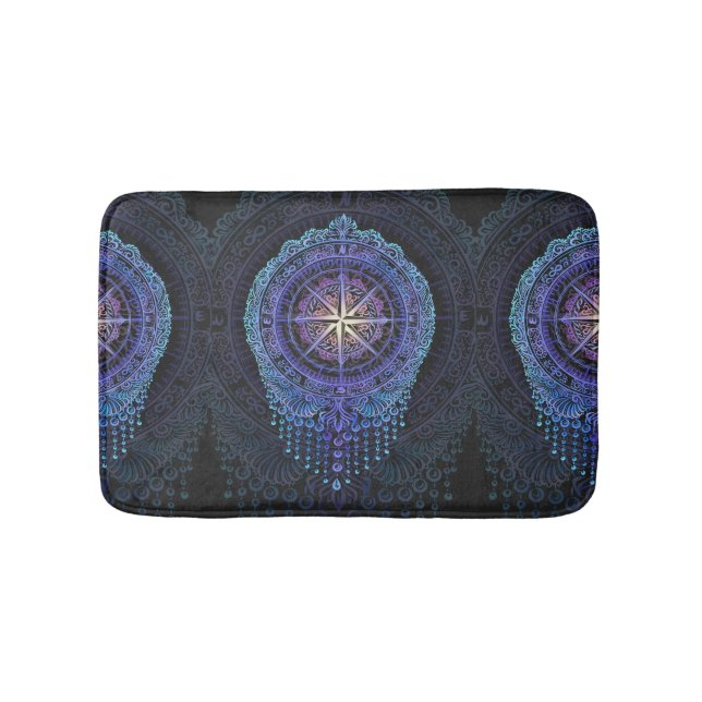 Celestial Compass Mandala Badrumsmatta (Framsidan)