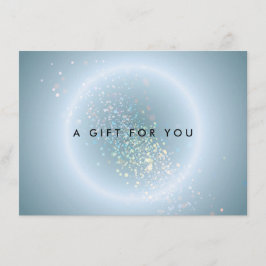 Celestial Confetti Glow Blue Gift Certificate