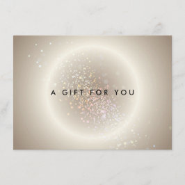 Celestial Confetti Glow Guld gift-certifikat