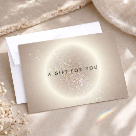 Celestial Confetti Glow Guld gift-certifikat