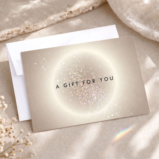Celestial Confetti Glow Guld gift-certifikat (Skapare uppladdad)