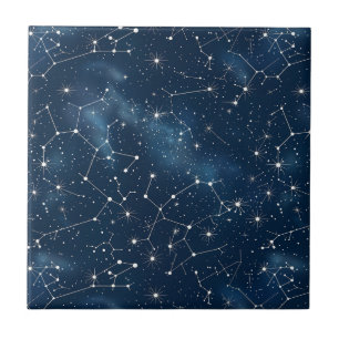 Celestial Constellation - Stjärnighet (4) Kakelplatta