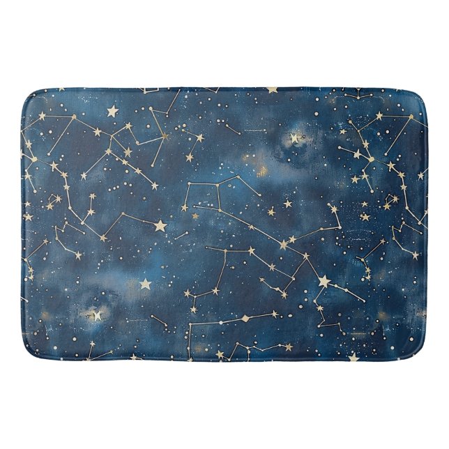Celestial Constellation - Stjärnnatt (6) Badrumsmatta (Framsidan)