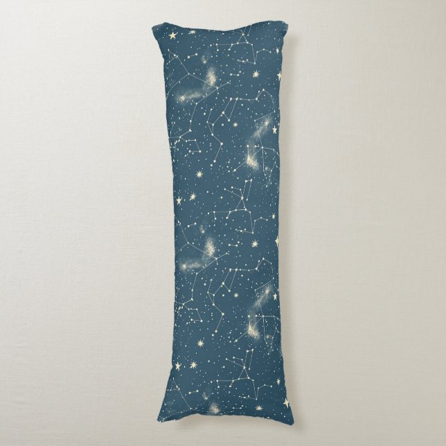 Celestial Constellation - Stjärnnatten (2) Kroppskudde (Framsidan Vertikal)