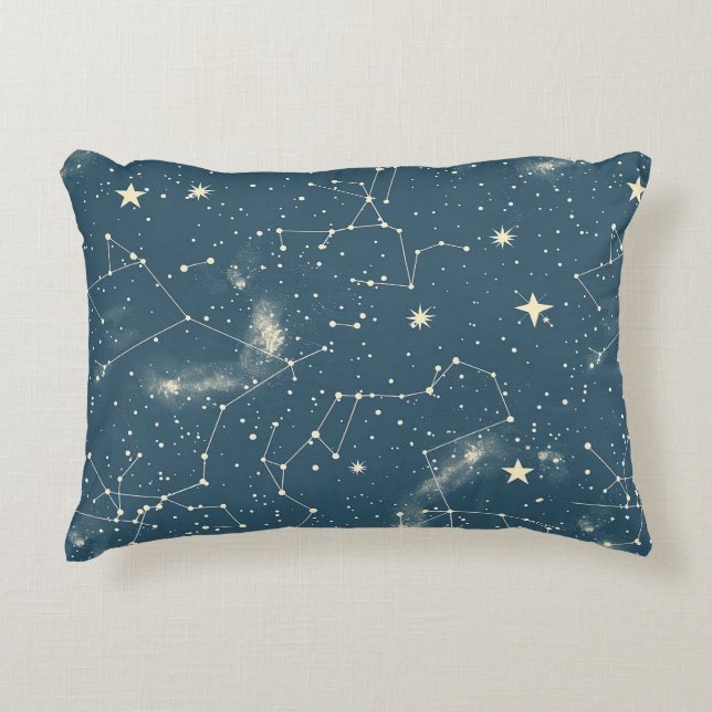 Celestial Constellation - Stjärnnatten (2) Prydnadskudde (Framsidan)