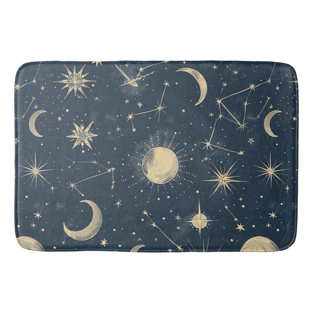 Celestial Constellation - Stjärnnatten (3) Badrumsmatta (Framsidan)