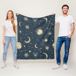Celestial Constellation - Stjärnnatten (3) Fleecefilt