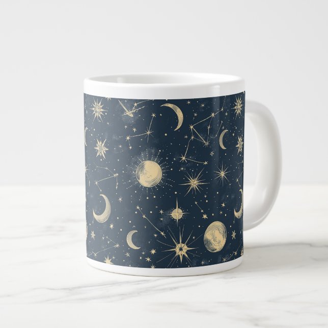Celestial Constellation - Stjärnnatten (3) Jumbo Mugg (Framsida höger)