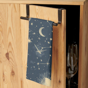 Celestial Constellation - Stjärnnatten (3) Kökshandduk