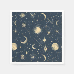 Celestial Constellation - Stjärnnatten (3) Pappersservett