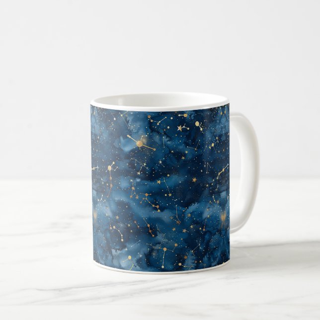 Celestial Constellation - Stjärnnatten (7) Kaffemugg (Framsida höger)