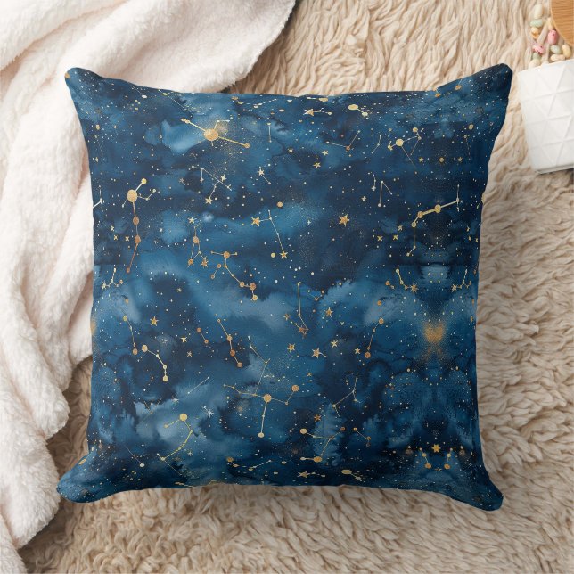 Celestial Constellation - Stjärnnatten (7) Kudde (Filt)