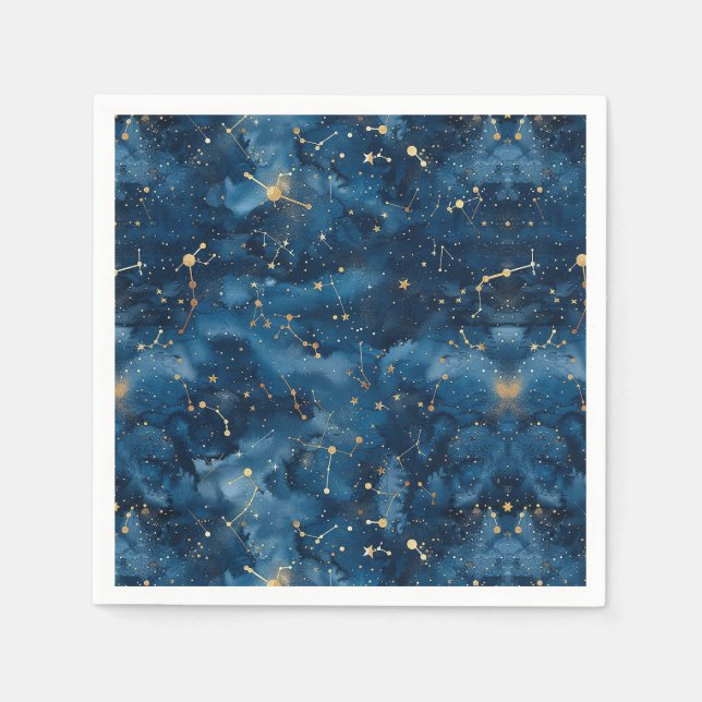 Celestial Constellation - Stjärnnatten (7) Pappersservett (Framsidan)