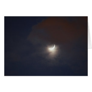 Celestial Crescent Hälsningskort